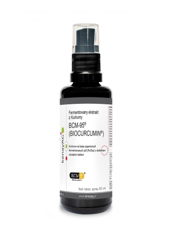 Fermentowany ekstrakt z Kurkumy BCM-95® (BIOCURCUMIN®) (spray 50 ml)