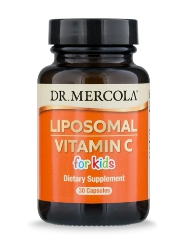WITAMINA C Liposomalna dla dzieci DR. MERCOLA® (30 kapsułek Licaps®) - suplement diety