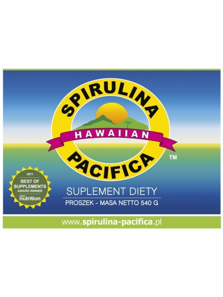 Spirulina  Pacifica® hawajska w proszku (540 g) - suplement diety
