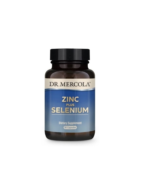 Cynk z selenem - Zinc plus Selenium (dr Mercola) (90 kapsułek) - suplementy diety
