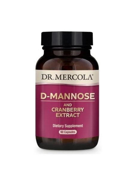 D-Mannoza z żurawiną (Dr. Mercola) (60 kapsułek) - suplement diety
