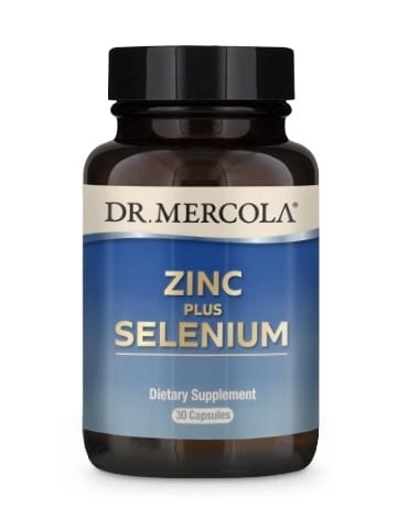 Cynk z selenem - Zinc plus Selenium DR. MERCOLA® (30 kapsułek) - suplementy diety