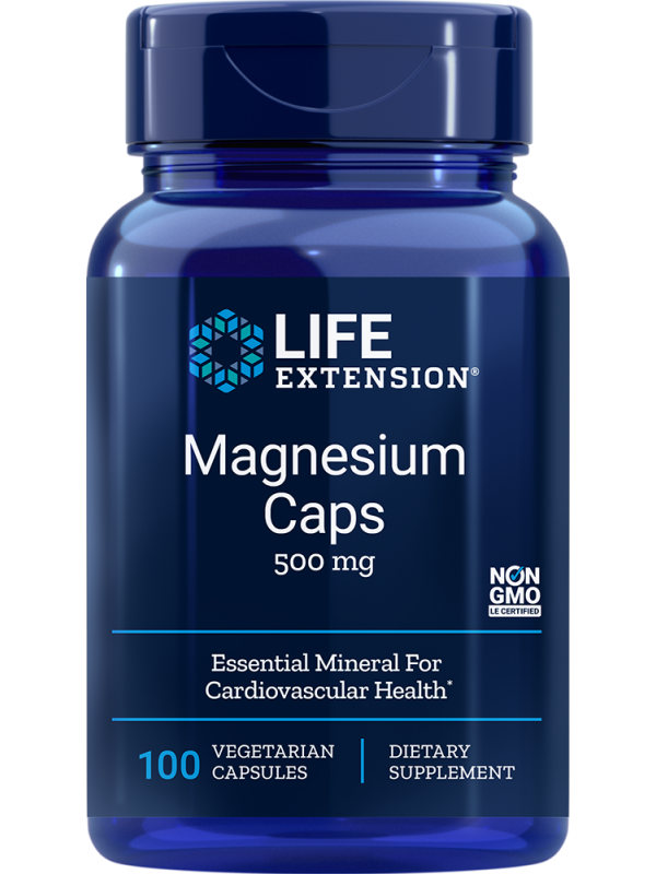 MAGNEZ - Magnesium LifeExtension (100 kapsułek) - suplement diety