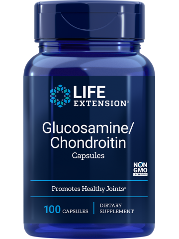 Glukozamina/chondroityna - Glucosamine/Chondroitin Capsules LifeExtension (100 kapsułek) - suplement diety