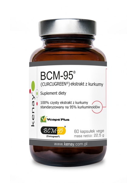 Kurkuma BCM-95® (CURCUGREEN®) - czysty ekstrakt z kurkumy (60 kapsułek) - suplement diety