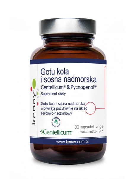 Gotu kola i sosna nadmorska Centellicum® & Pycnogenol® (30 kapsułek) - suplement diety