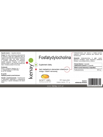 Fosfatydylocholina (30 kapsułek) - suplement diety