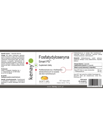 Fosfatydyloseryna Smart PS™ (60 kapsułek) - suplement diety