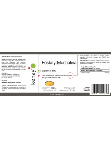 Fosfatydylocholina (60 kapsułek) - suplement diety