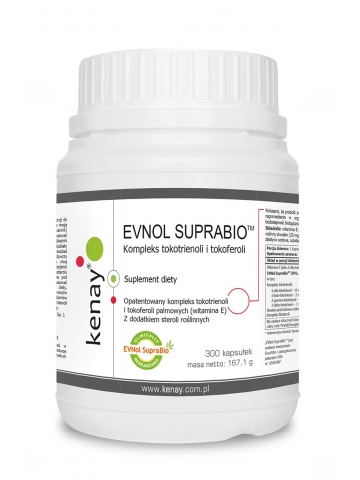 Kompleks tokotrienoli i tokoferoli (witamina E) (300 kapsułek) EVNOL SUPRABIO™- suplement diety