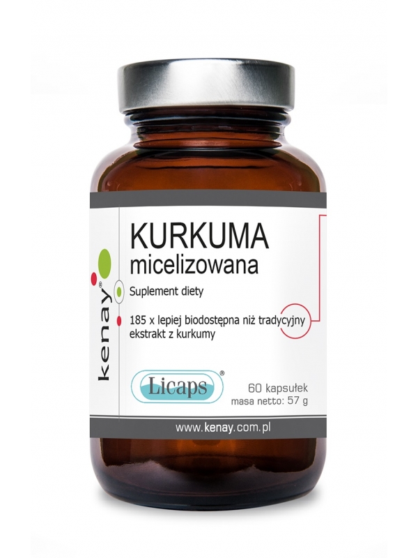 Kurkuma micelizowana (60 kapsułek Licaps®) - suplement diety
