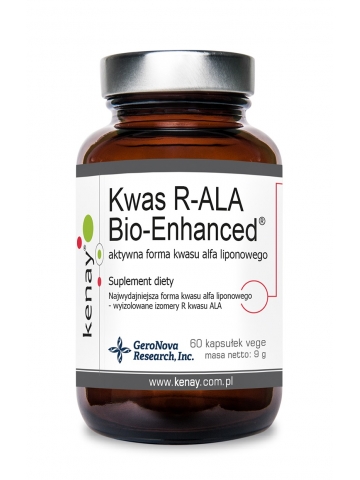 Kwas R-ALA Bio-Enhanced® aktywna forma kwasu liponowego (60 kapsułek) - suplement diety