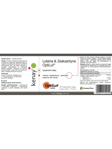 Luteina & Zeaksantyna OptiLut® (60 kapsułek) - suplement diety