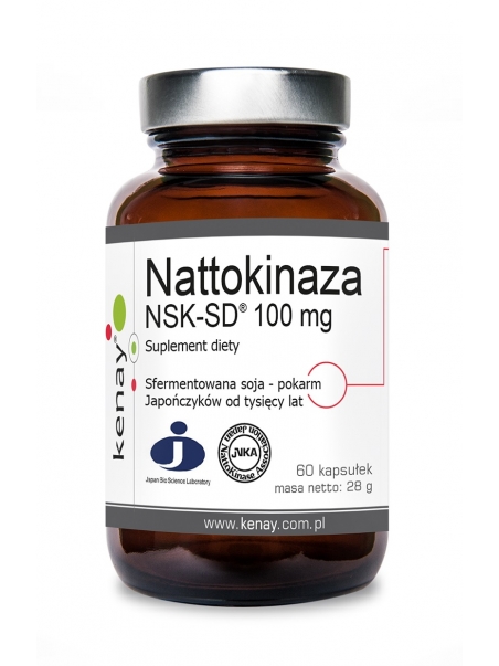 Nattokinaza 100 mg  NSK-SD®  (60 kapsułek) - suplement diety