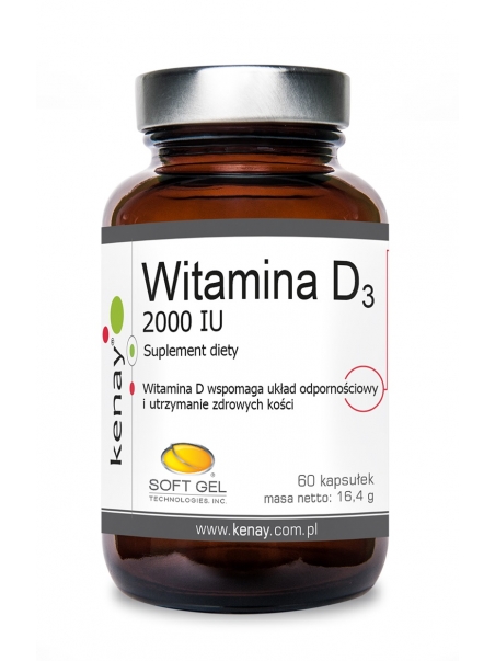 WITAMINA D3 2000 IU (60 kapsułek) - suplement diety