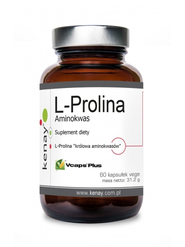 L-Prolina Aminokwas (60 kapsułek) - suplement diety