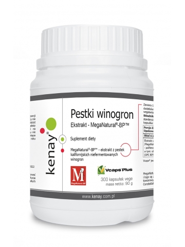 Ekstrakt z pestek winogron MegaNatural®-BP™ (300 kapsułek) - suplement diety
