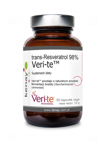 trans-Resveratrol 98% Veri-te™ (60 kapsułek) - suplement diety