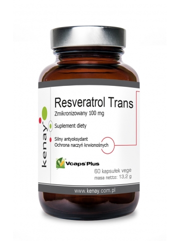 Resveratrol trans - zmikronizowany 100 mg (60 kapsułek) - suplement diety