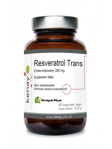 Resveratrol trans - zmikronizowany 200 mg (60 kapsułek) - suplement diety