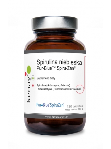 Spirulina niebieska Pur-Blue™ Spiru-Zan® (120 tabletek) - suplement diety
