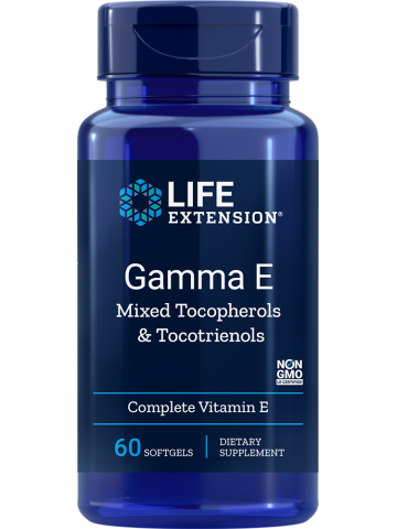 Gamma E z tokoferolami i tokotrienolami LifeExtension (60 kapsułek) - suplement diety
