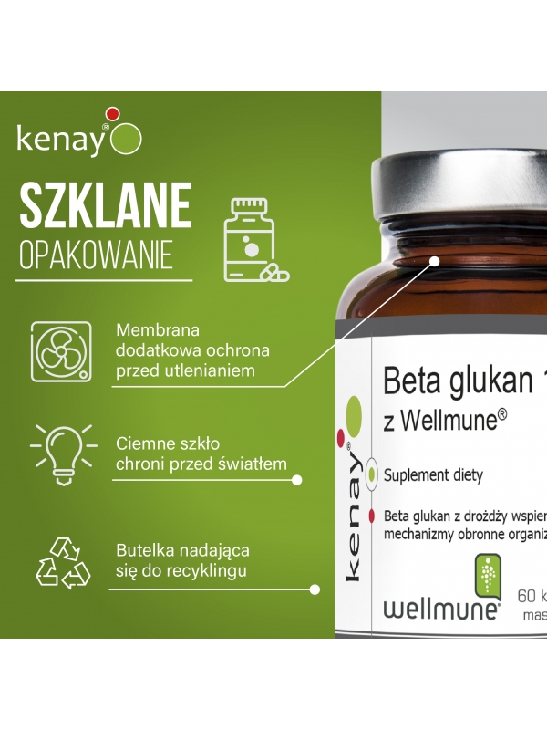 Beta glucan 1,3/1,6  Wellmune® (60 kapsułek) - suplement diety