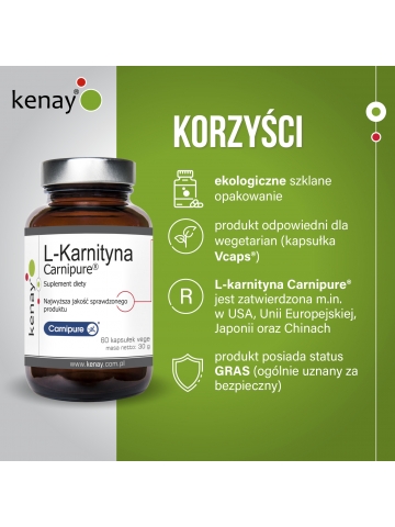 L-Karnityna  Carnipure® (60 kapsułek) - suplement diety
