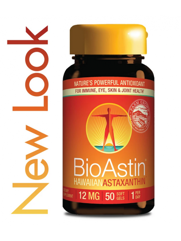 BioAstin® Astaksantyna 12 mg  (50 kapsułek) - suplement diety