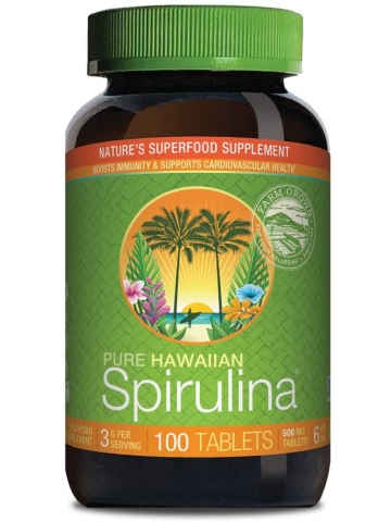 Hawaiian Spirulina® SPIRULINA HAWAJSKA PACIFICA 500 mg (100 tabletek) - suplement diety