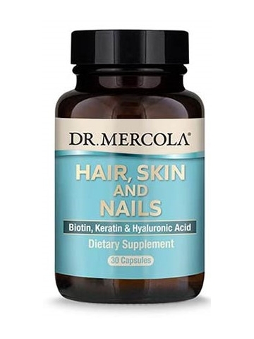 HAIR, SKIN AND NAILS (włosy, skóra, paznokcie) (dr Mercola) (30 kapsułek) - suplement diety