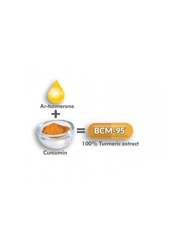 Kurkuma BCM-95® (CURCUGREEN®) czysty ekstrakt z kurkumy (300 kapsułek) - suplement diety