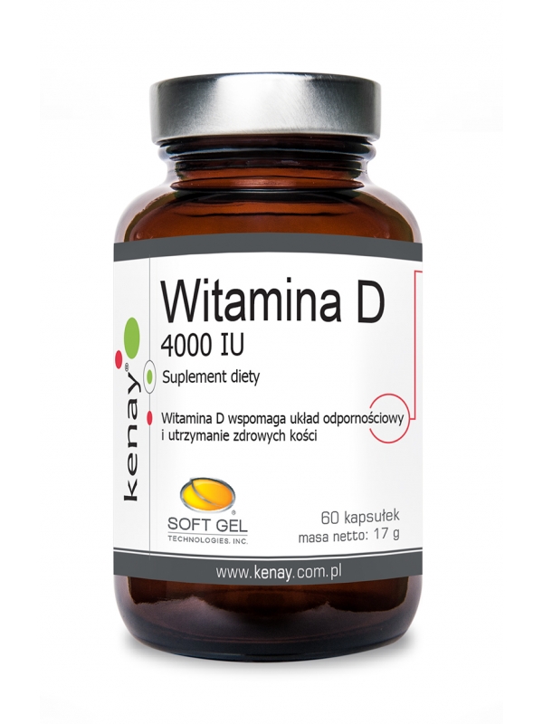 WITAMINA D 4000 IU (60 kapsułek) - suplement diety