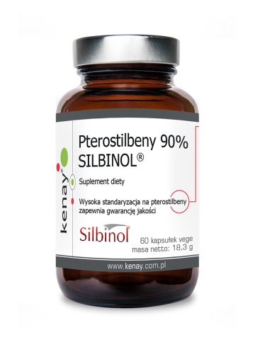Pterostilbeny 90% SILBINOL® (60 kapsułek) - suplement diety