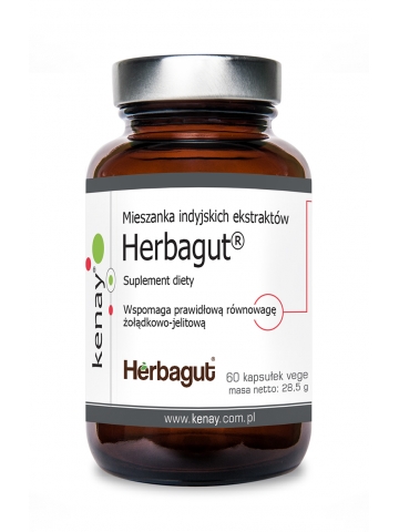 Mieszanka indyjskich ekstraktów  Herbagut® (60 kapsułek) - suplement diety