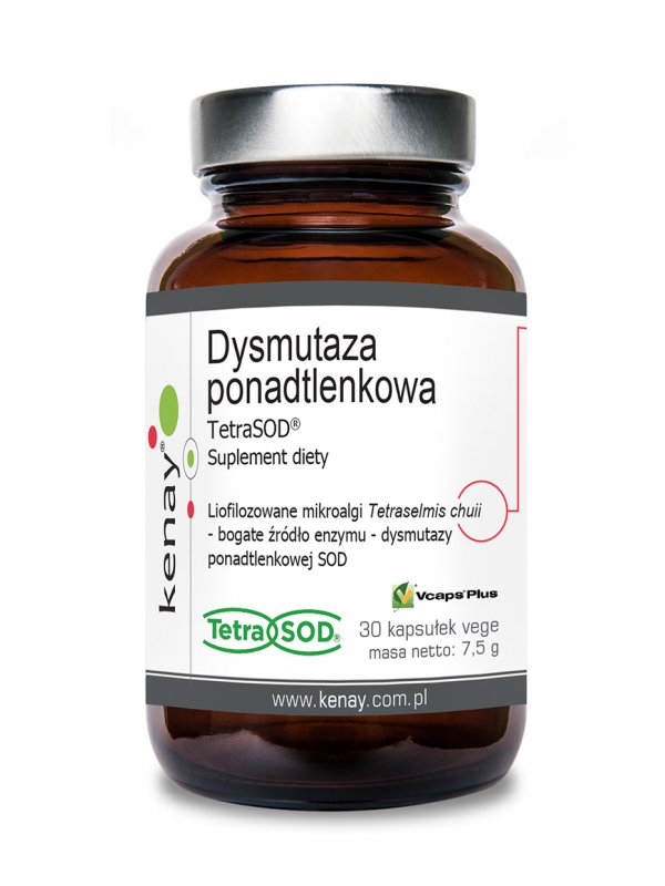 Dysmutaza ponadtlenkowa TetraSOD® (30 kapsułek) - suplement diety