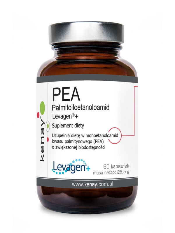 PEA Palmitoiloetanoloamid Levagen®+  (suplement diety) - 60 kapsułek