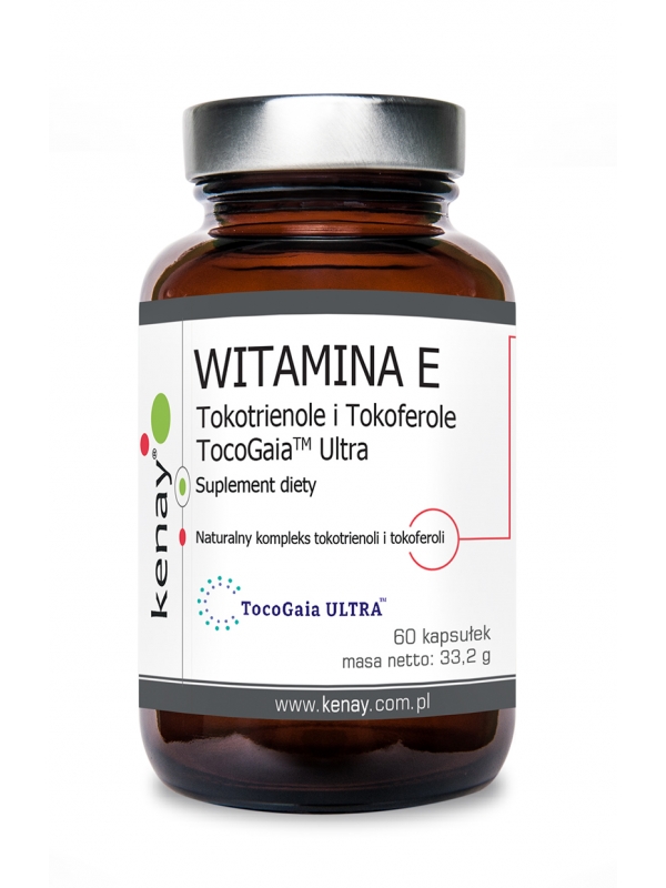 WITAMINA E Tokotrienole i Tokoferole TocoGaia™ Ultra /poprzednia nazwa EVNOL SUPRABIO™/(60 kapsułek) - suplement diety
