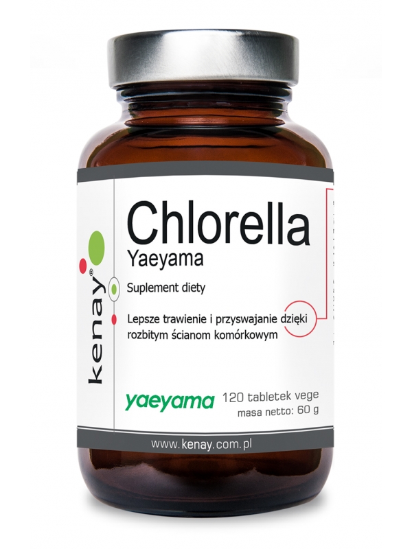 Chlorella Yaeyama (120 tabletek) - suplement diety
