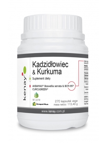Kadzidłowiec + Kurkuma (AKBAMAX® + BCM-95®) (270 kapsułek) - suplement diety