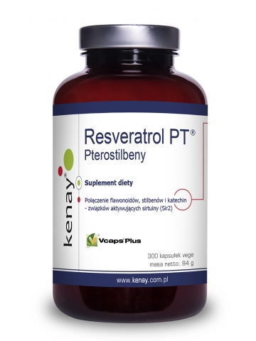 PTEROSTILBENY - Resveratrol PT® (300 kapsułek) - suplement diety