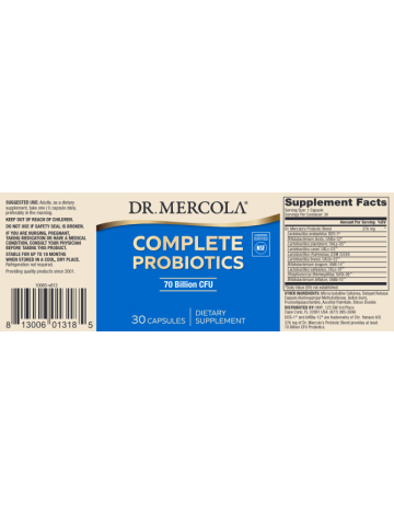 Complete Probiotics DR. MERCOLA® (30 kapsułek) - suplementy diety