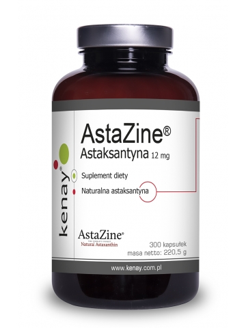 AstaZine® Astaksantyna 12 mg (300 kapsułek) - suplement diety