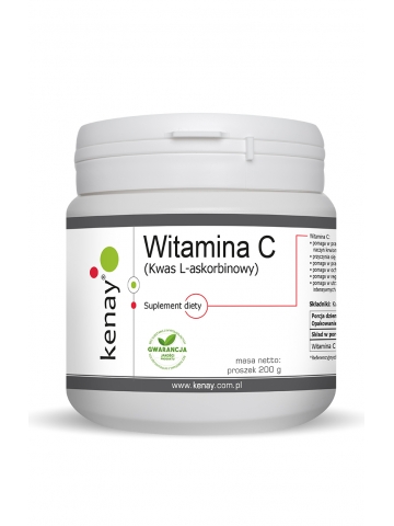 Witamina C Kwas L-askorbinowy (proszek 200 g) - suplement diety
