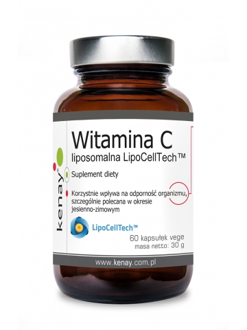 Witamina C liposomalna LipoCellTech™  (60 kapsułek vege) - suplement diety