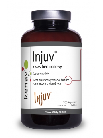 Injuv - Kwas Hialuronowy (300 kapsułek) - suplement diety