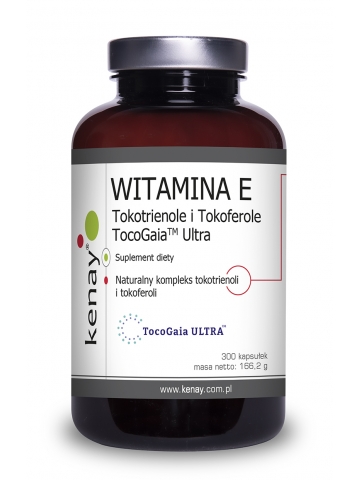 WITAMINA E Tokotrienole i Tokoferole TocoGaia™ Ultra /poprzednia nazwa EVNOL SUPRABIO™/(300 kapsułek) - suplement diety