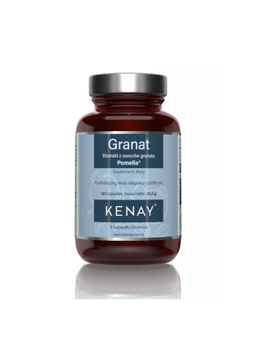 Produkt PREMIUM. GRANAT ekstrakt z owoców granatu POMELLA® (60 kapsułek) - suplement diety