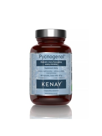 Produkt PREMIUM. Pycnogenol® Ekstrakt z kory francuskiej sosny morskiej (60 kapsułek) - suplement diety