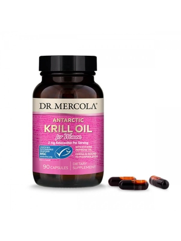 Olej z kryla dla kobiet (KRILL OIL FOR WOMEN) DR. MERCOLA® (90 kapsułek) – suplement diety
